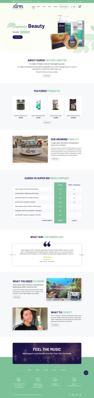 Diseño Web por Sbss para Phytoplankton Solutions Inc | Diseño: #28107288