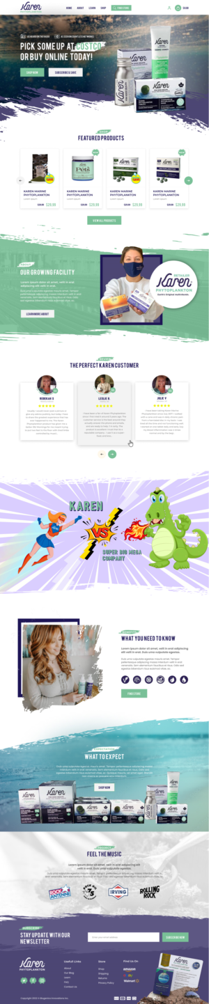 Web Design by *mary for Phytoplankton Solutions Inc | Design: #28105404