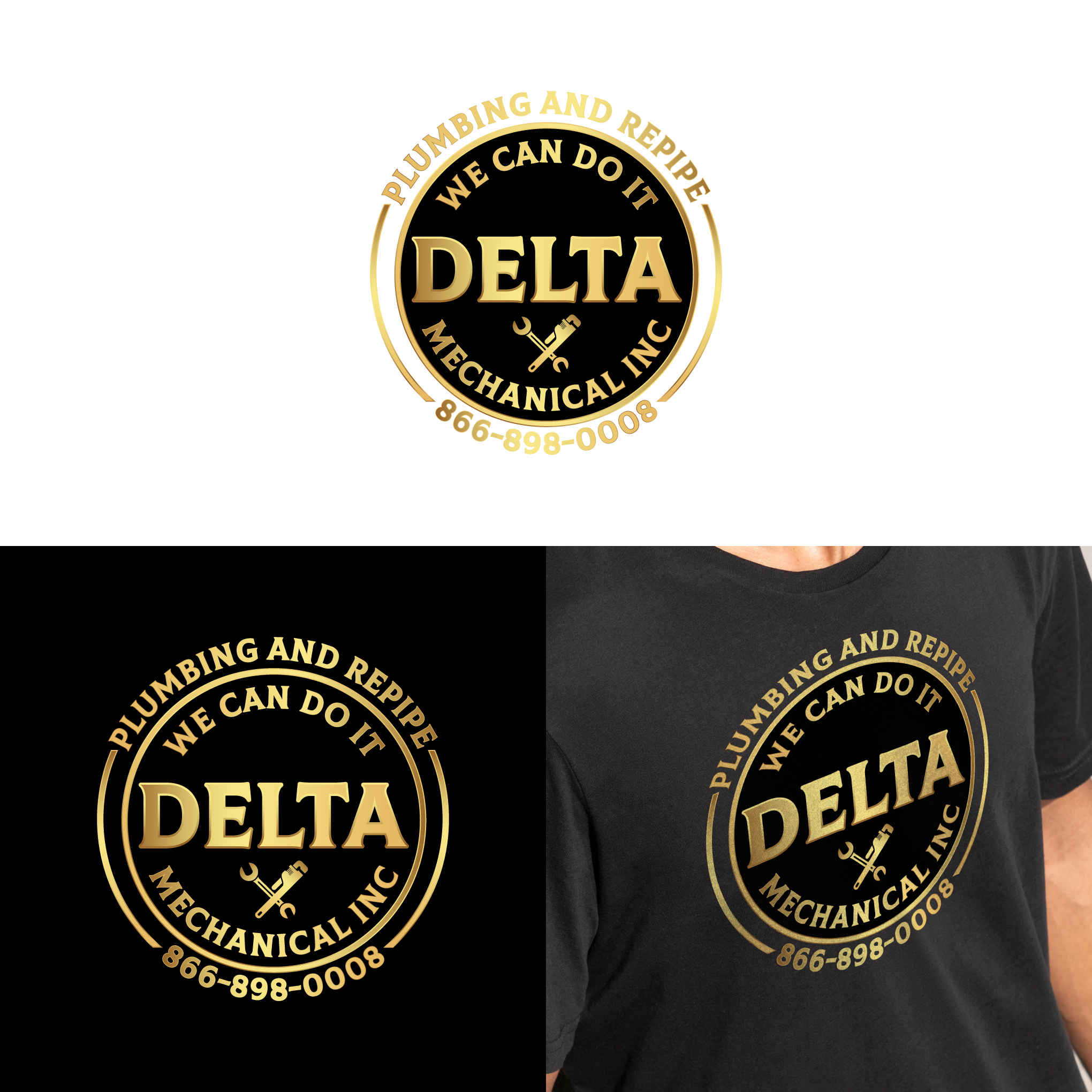 Diseño de Logo por SHbro para Delta Mechanical, Inc. | Diseño: #28093261