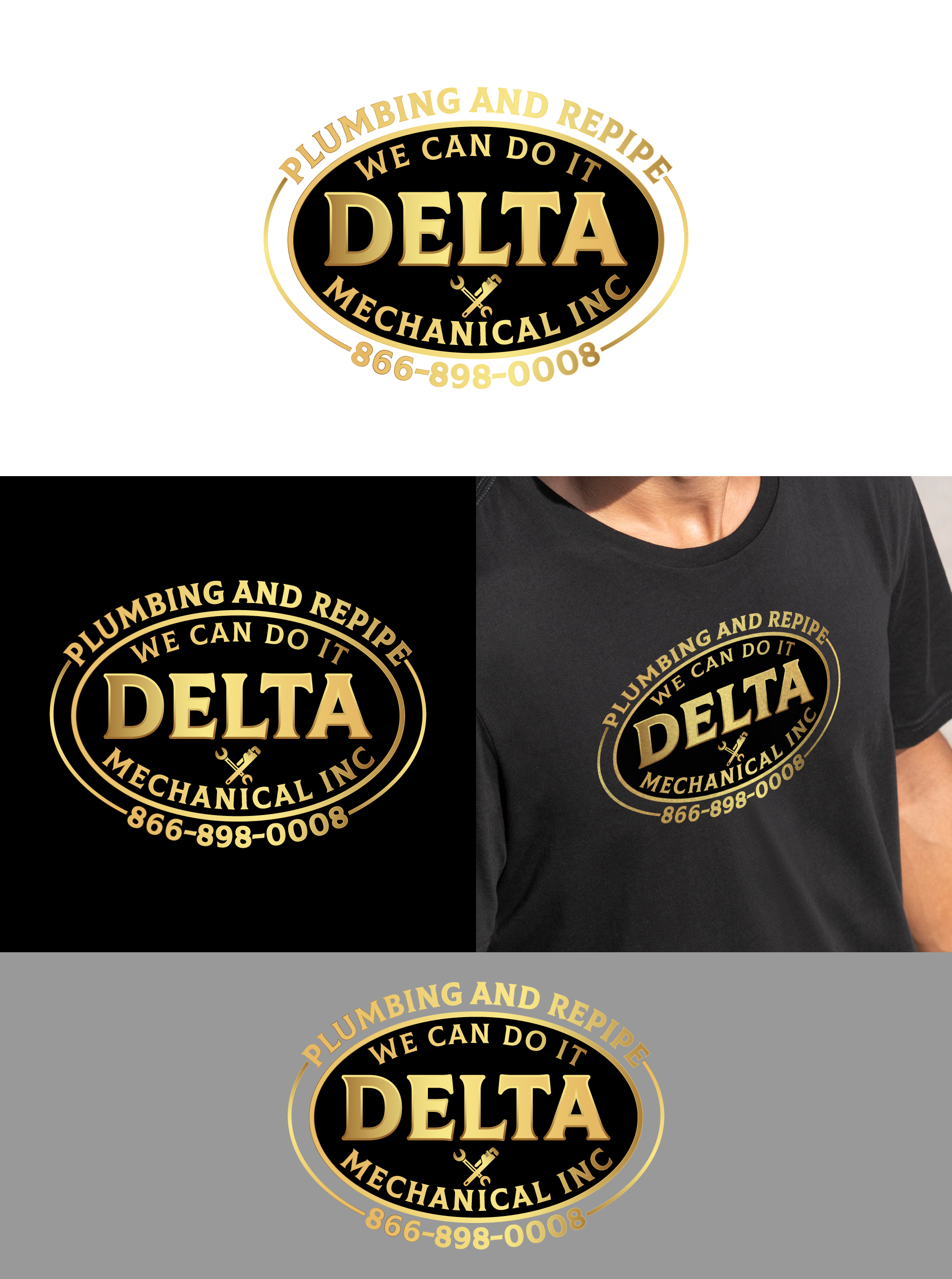 Diseño de Logo por SHbro para Delta Mechanical, Inc. | Diseño #28095601
