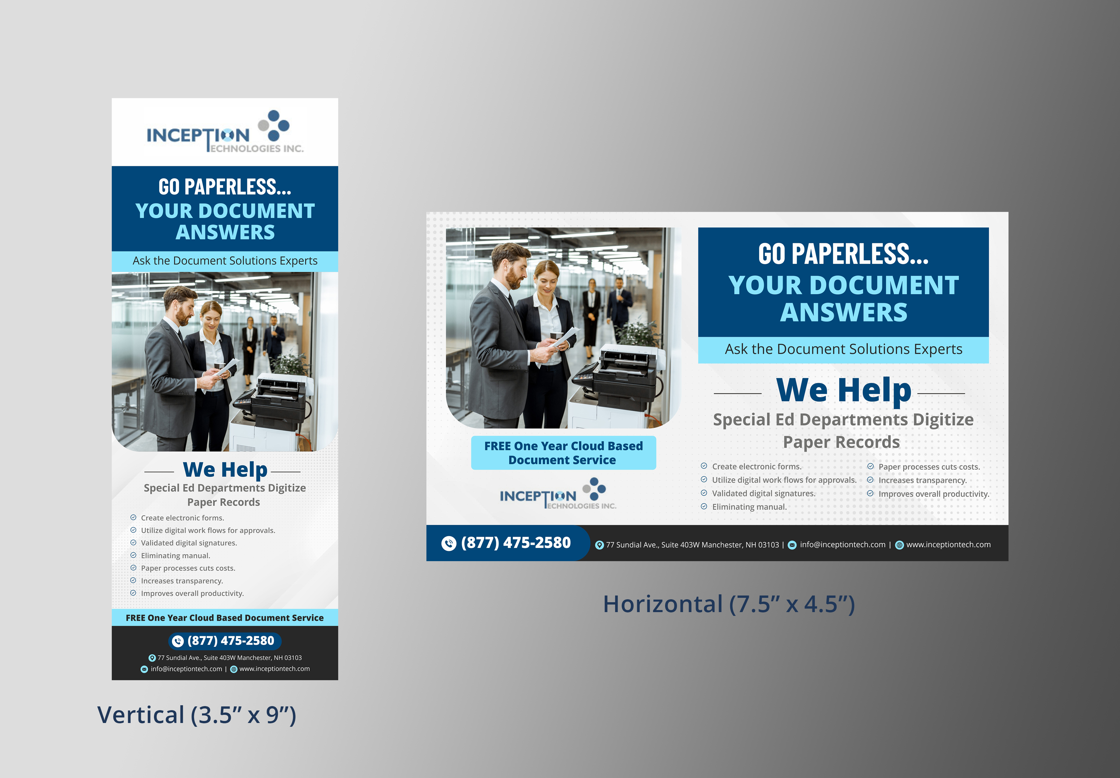 Graphic Design by KreativeMadz for Inception Technologies Inc. | Design #28079972