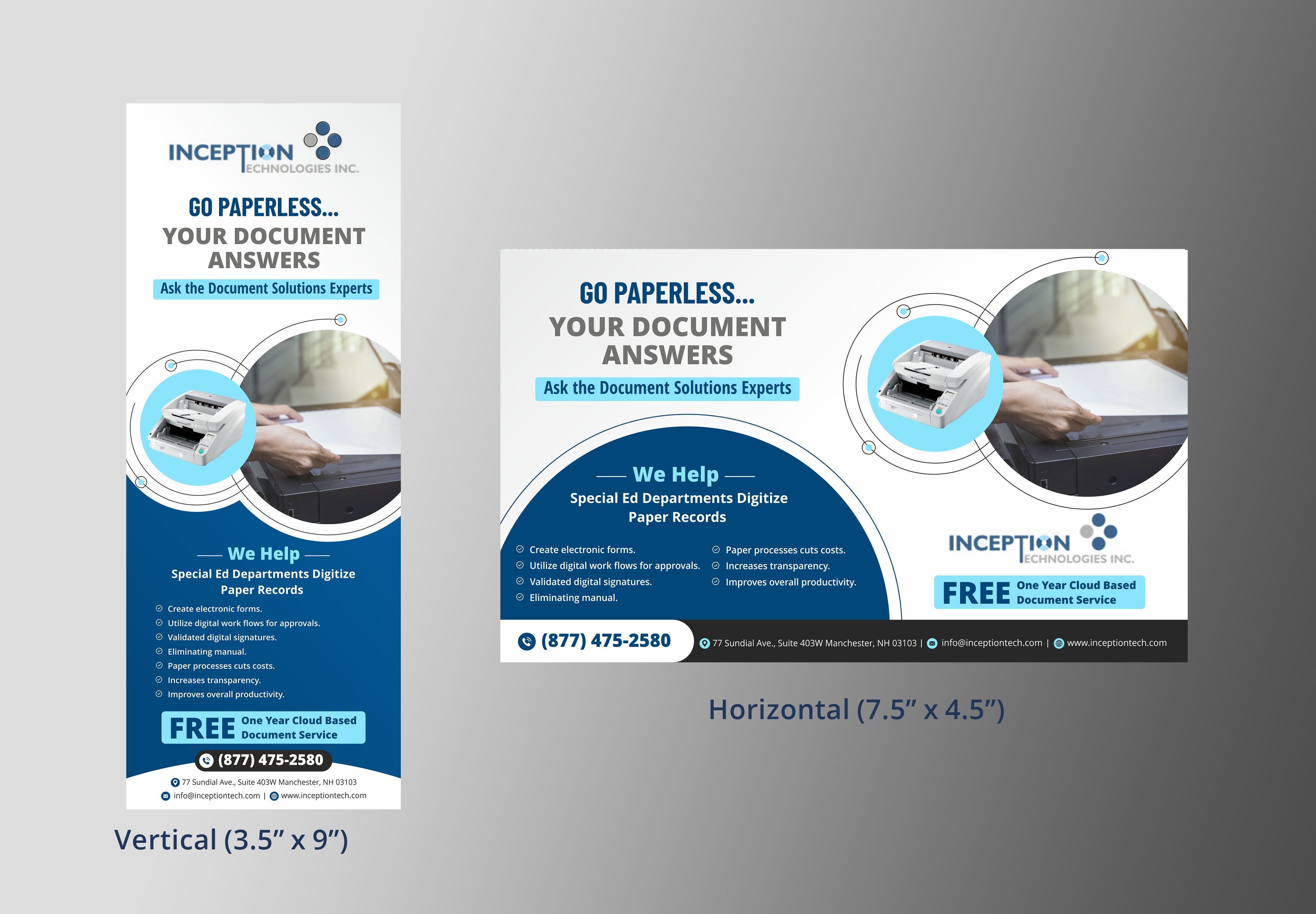 Graphic Design by KreativeMadz for Inception Technologies Inc. | Design #28083698