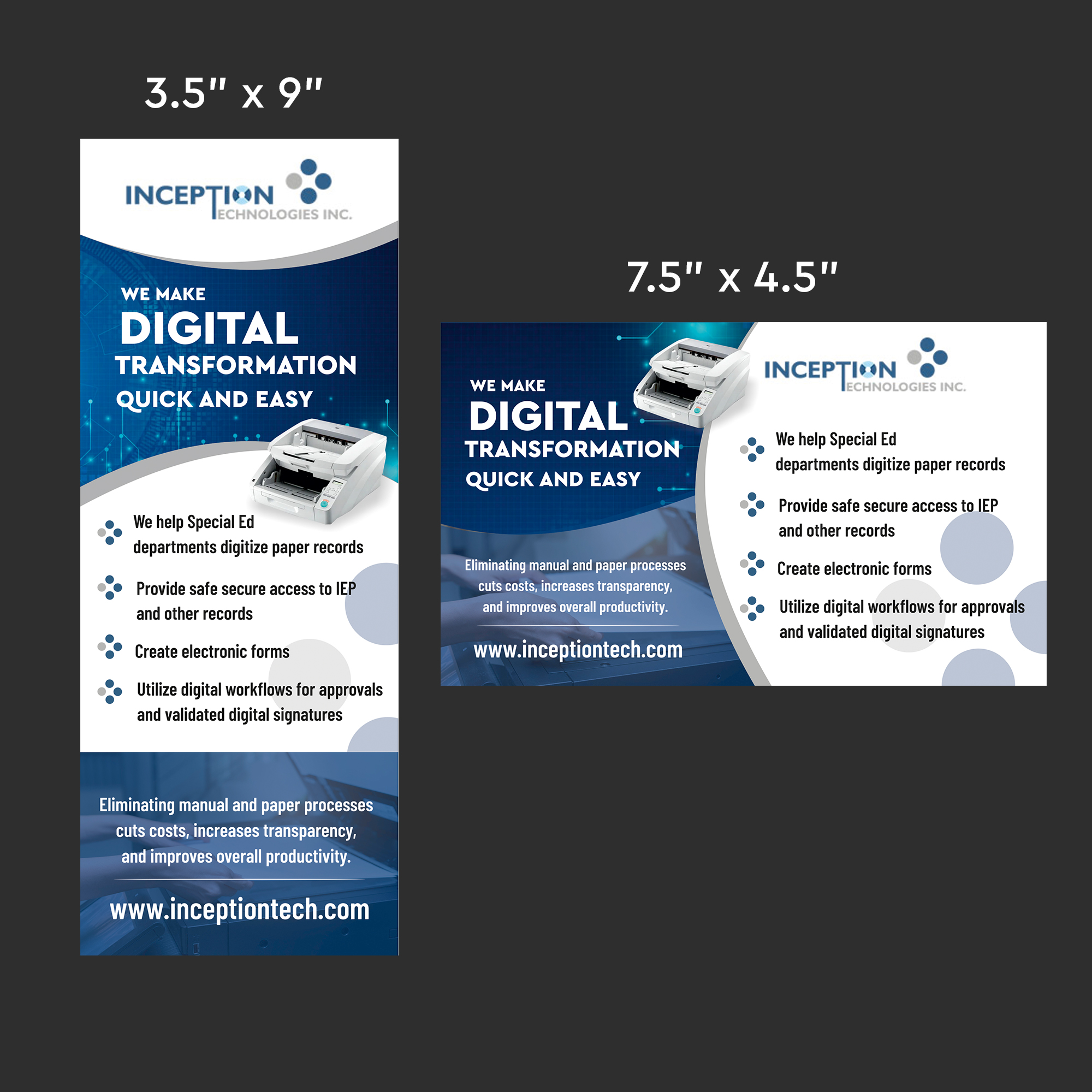 Graphic Design by ecorokerz for Inception Technologies Inc. | Design #28080126