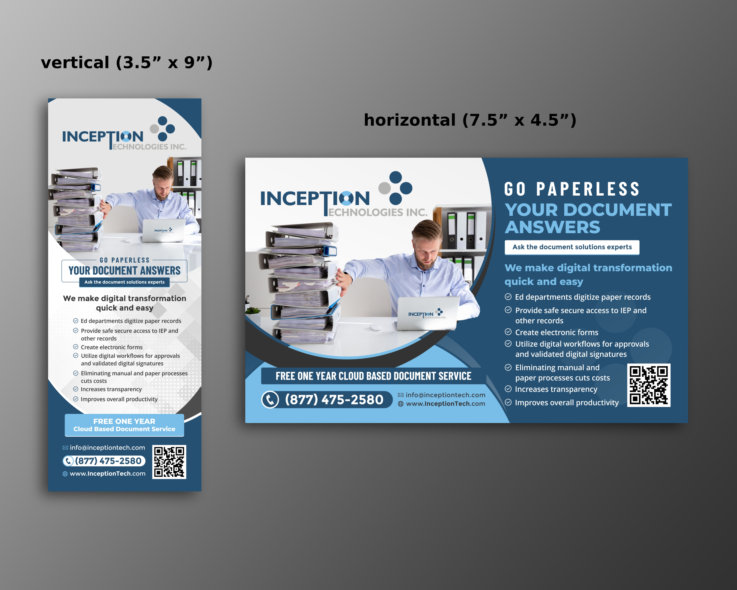 Graphic Design by ecorokerz for Inception Technologies Inc. | Design #28083296