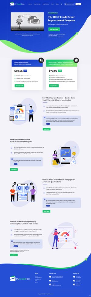 My Credit Plan Home Page | Web-Design von pb