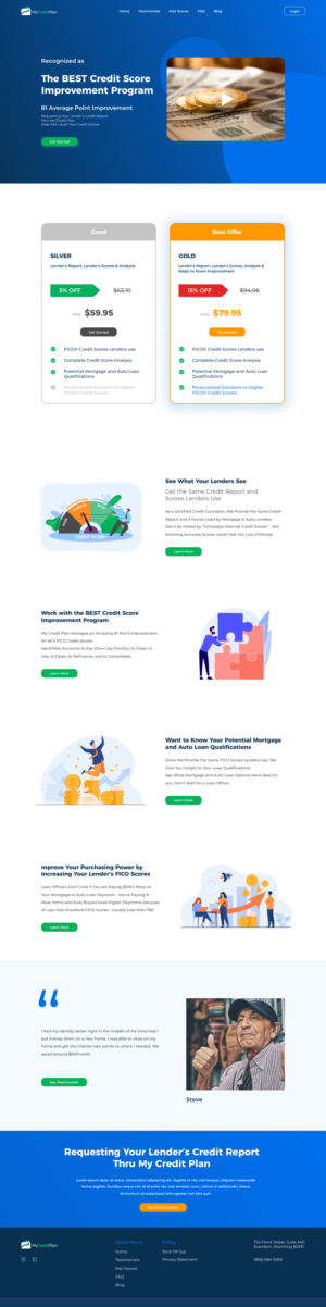 Web Design by wahyu azizi for this project | Design #28068400