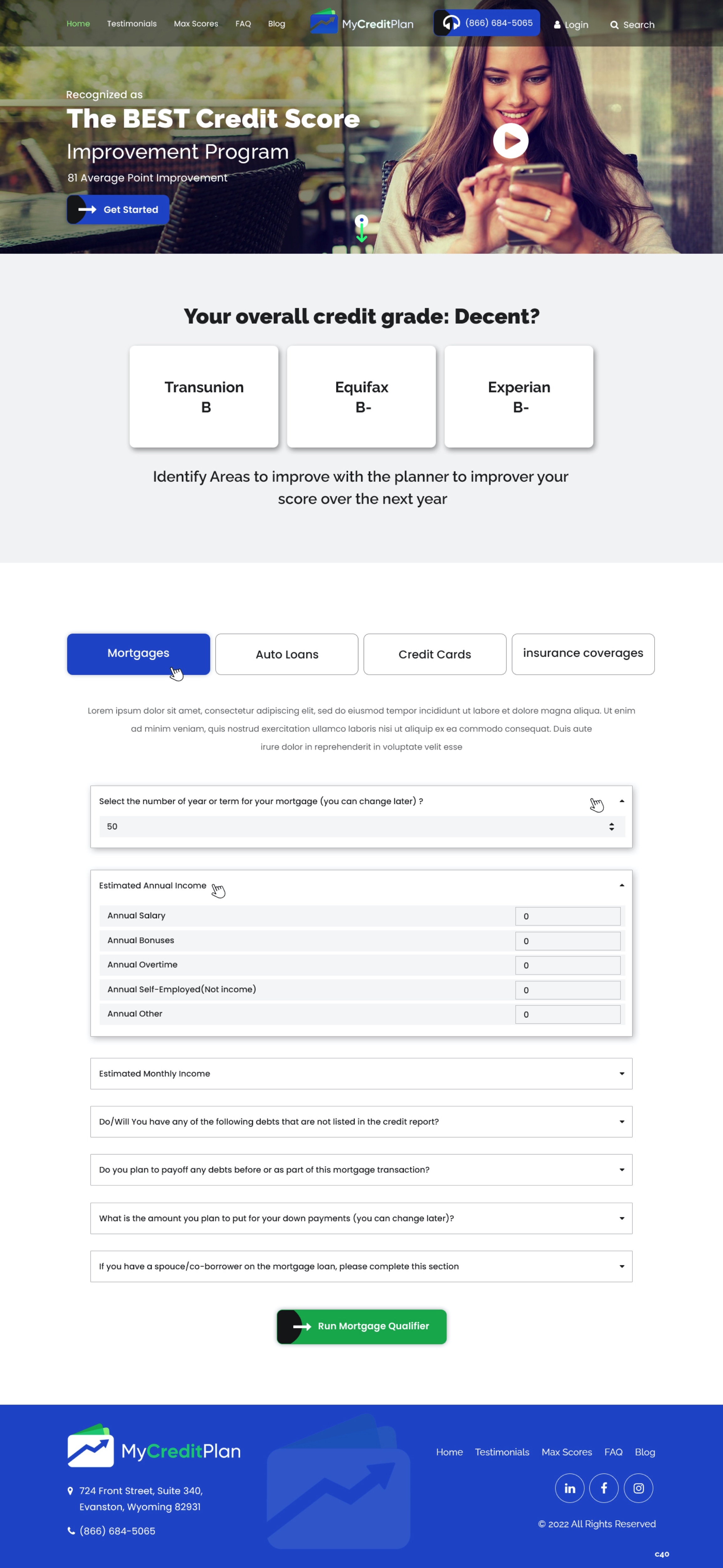 Web Design by pb for this project | Design #28071432