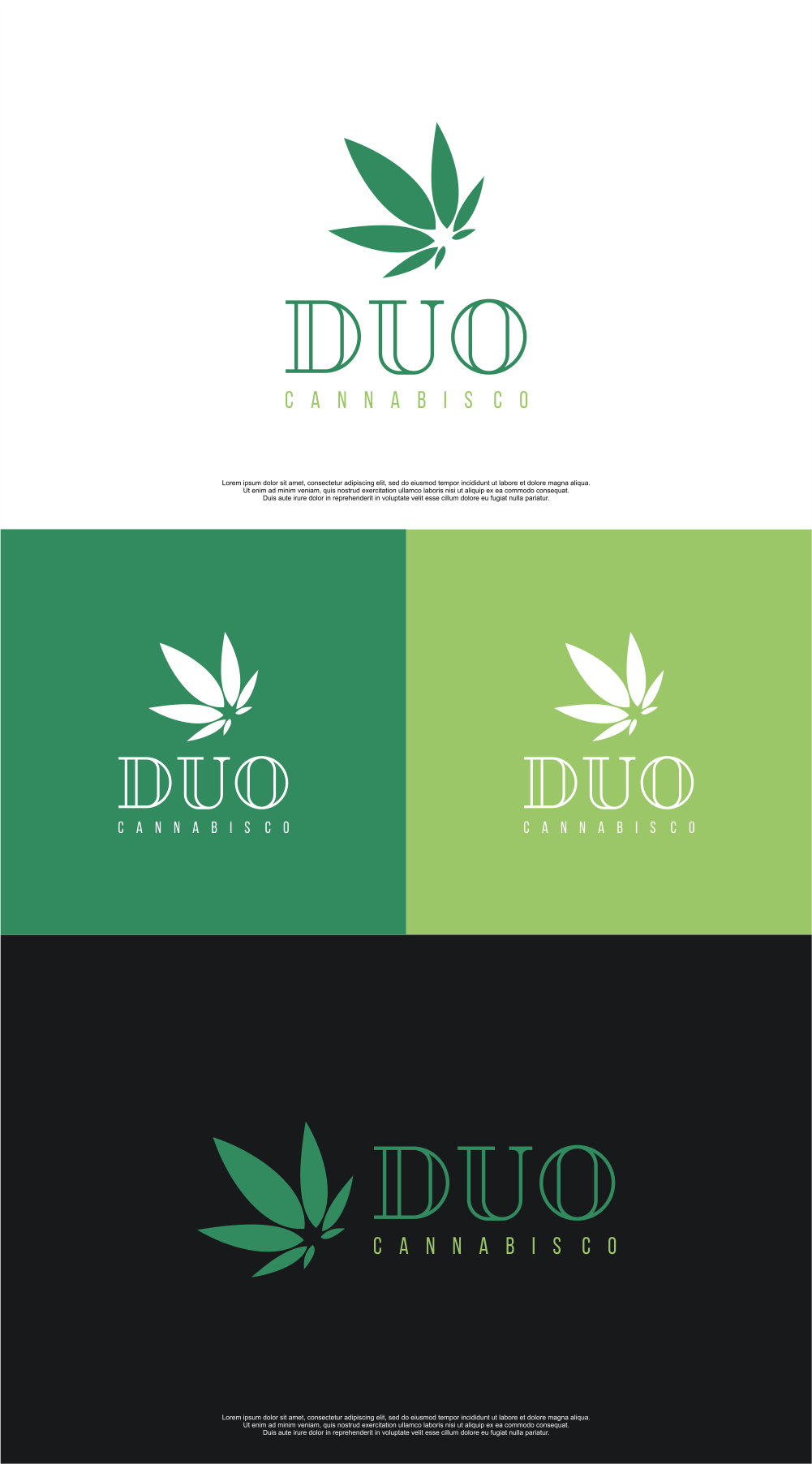Diseño de Logo por MASH Std para Duo Cannabis Co | Diseño #28069632