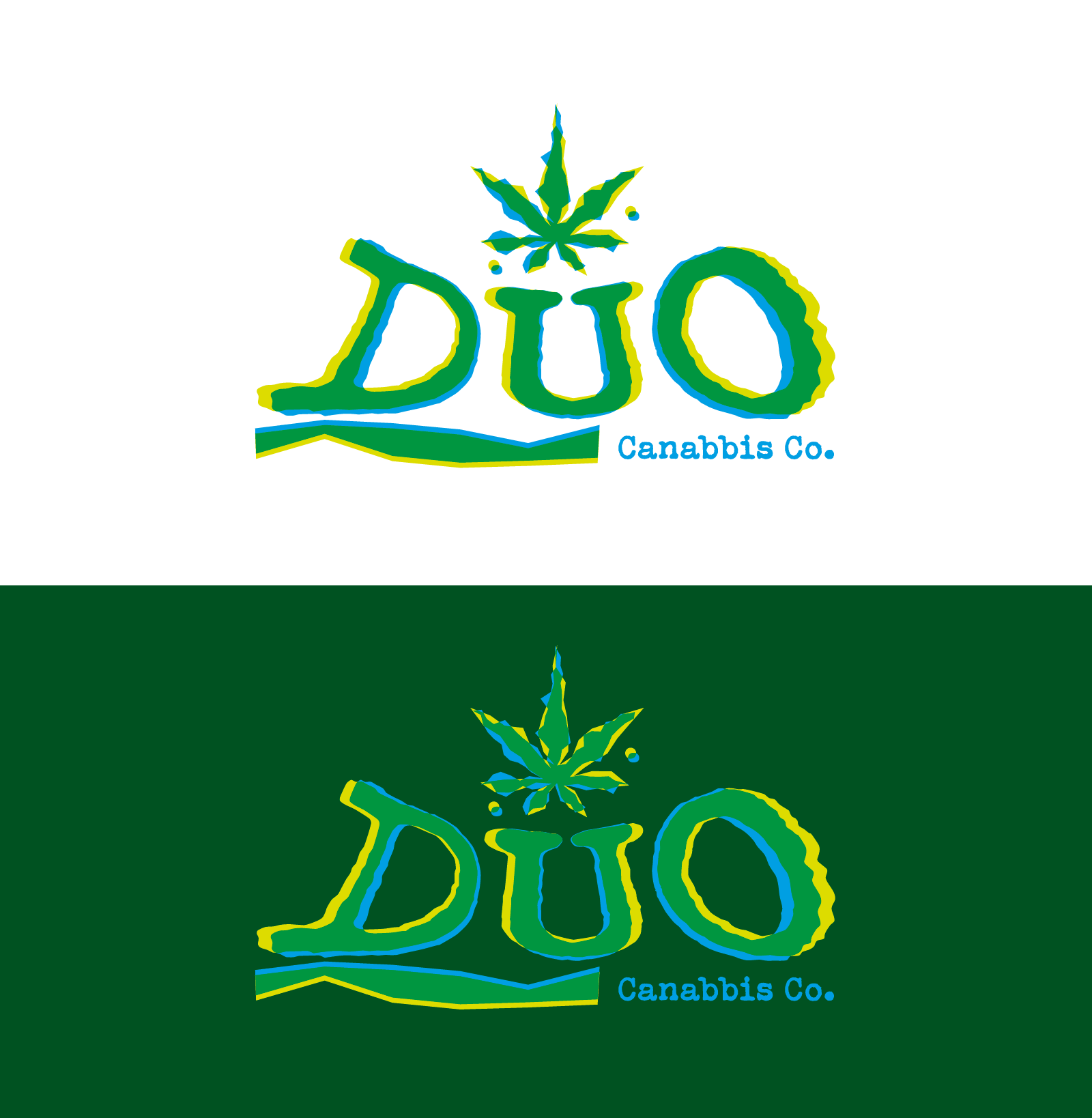 Logo Design by Brandão for Duo Cannabis Co | Design #28082747