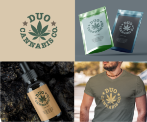 Diseño de Logo por dennisdesigns para Duo Cannabis Co | Diseño: #28072774