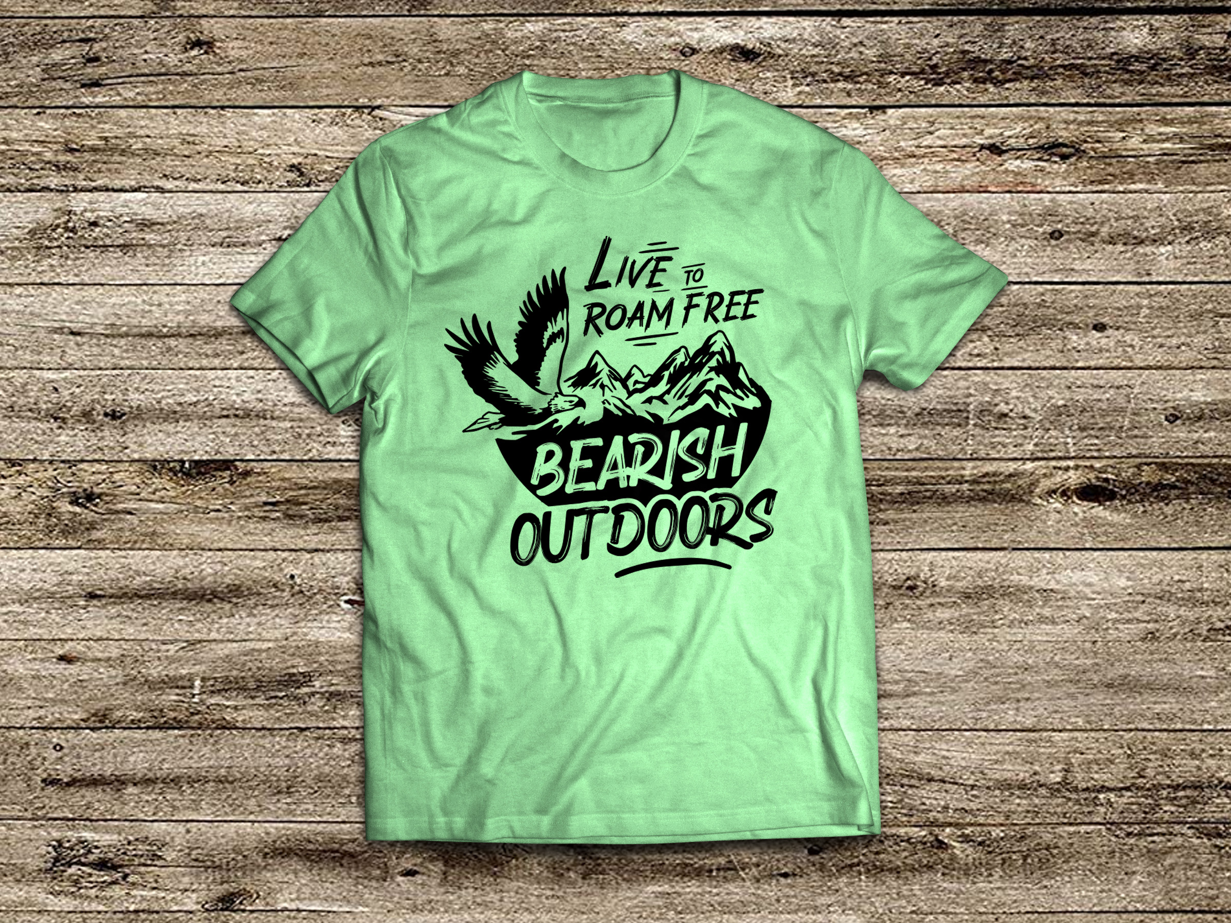 T-shirt Design by Lumen Branding for Bearish Outdoors | Design #28079214