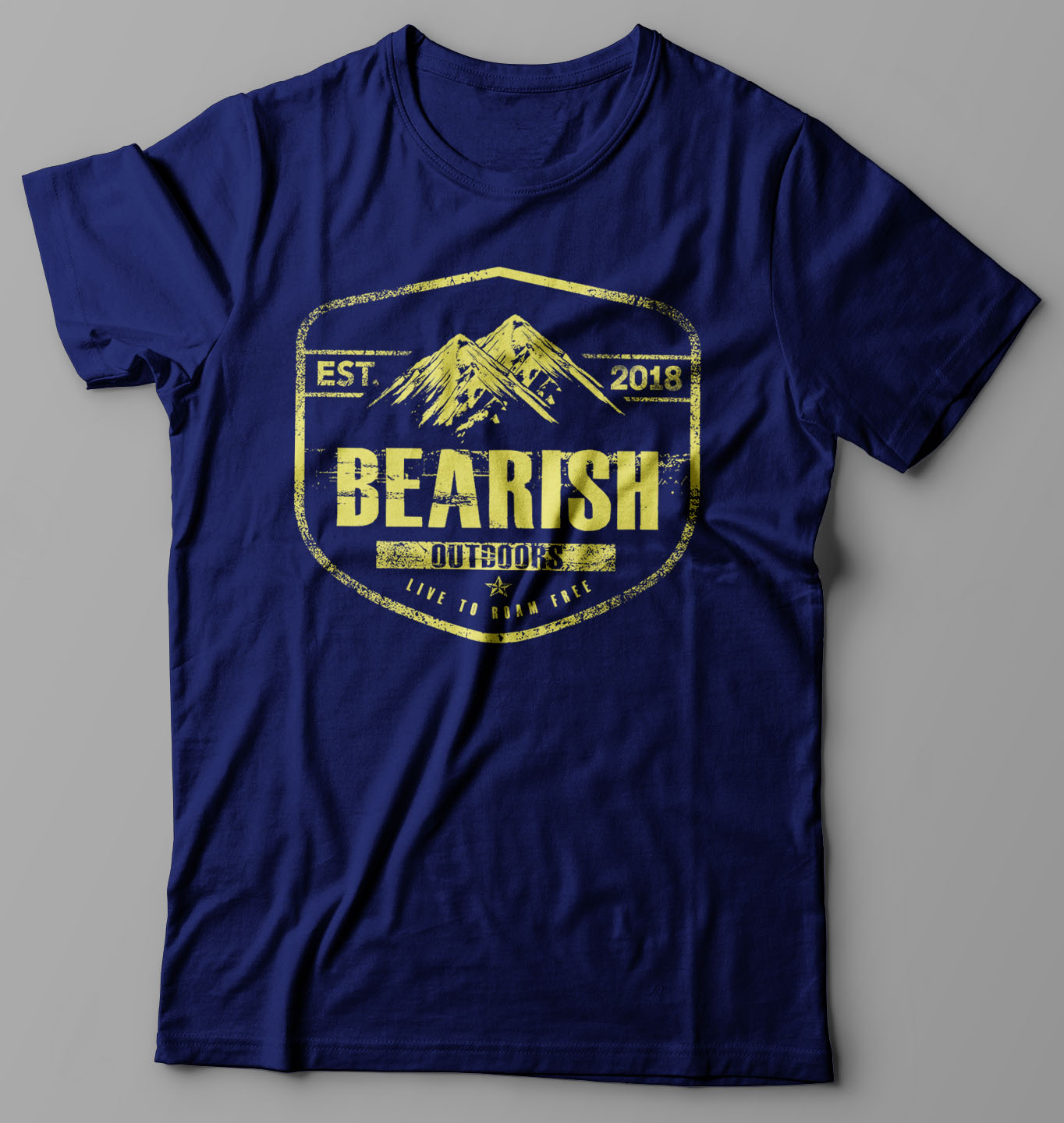 T-shirt Design by O_O NIZAL O_O for Bearish Outdoors | Design #28081868
