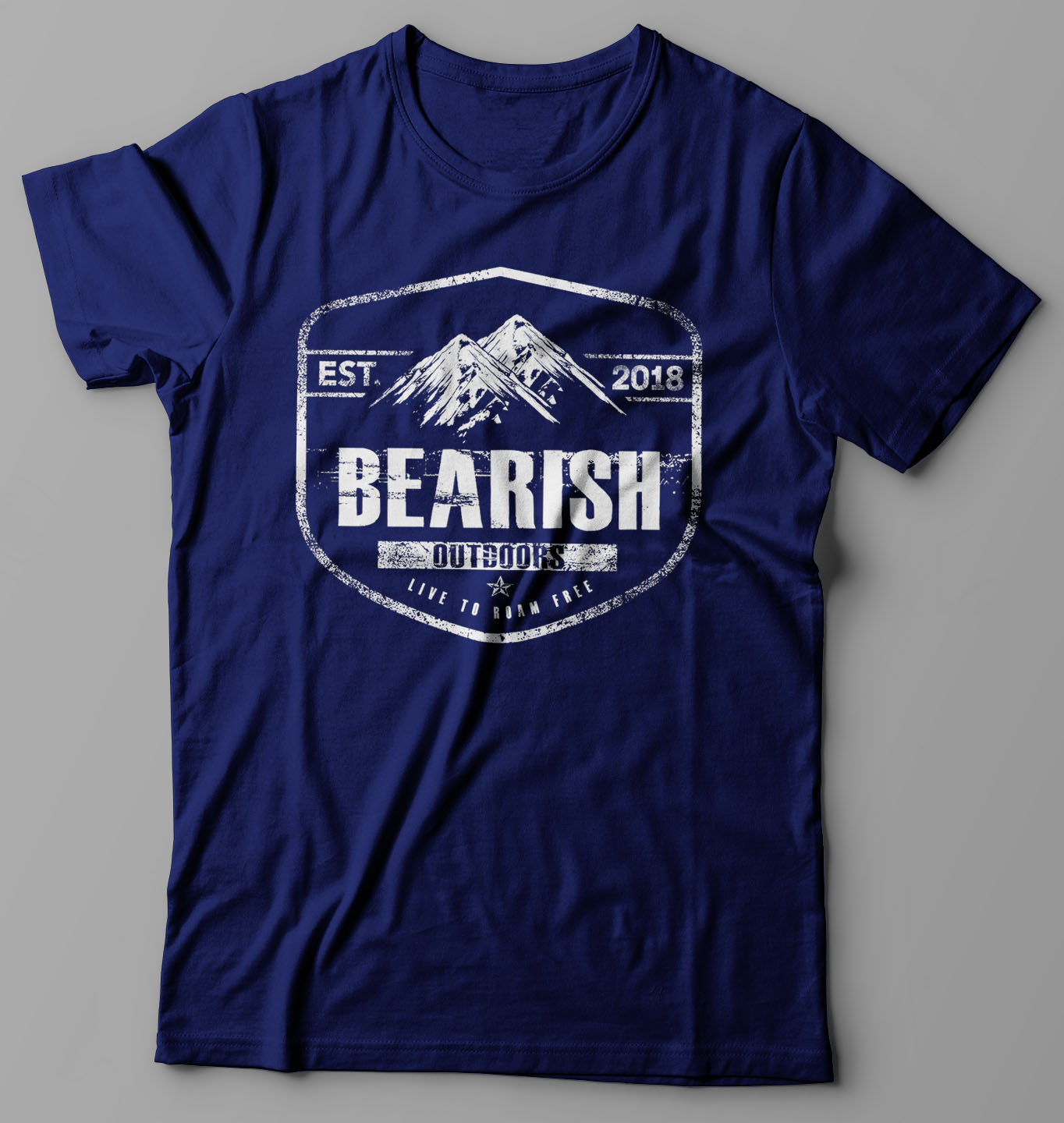 T-shirt Design by O_O NIZAL O_O for Bearish Outdoors | Design #28081872