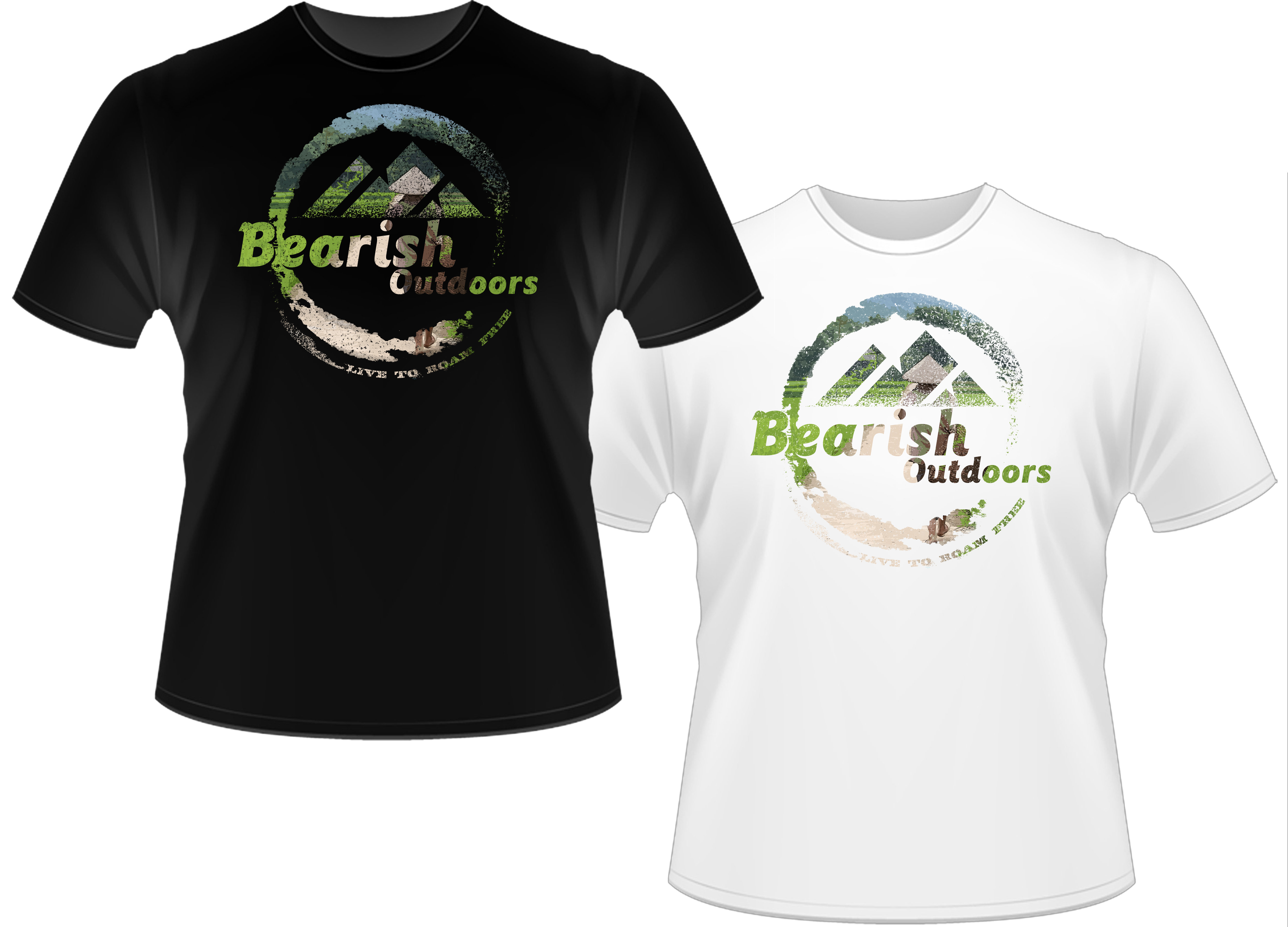 T-shirt Design by Nordic Designer for Bearish Outdoors | Design #28091183