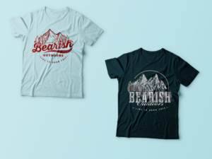 T-shirt Design by rug for Bearish Outdoors | Design: #28086295
