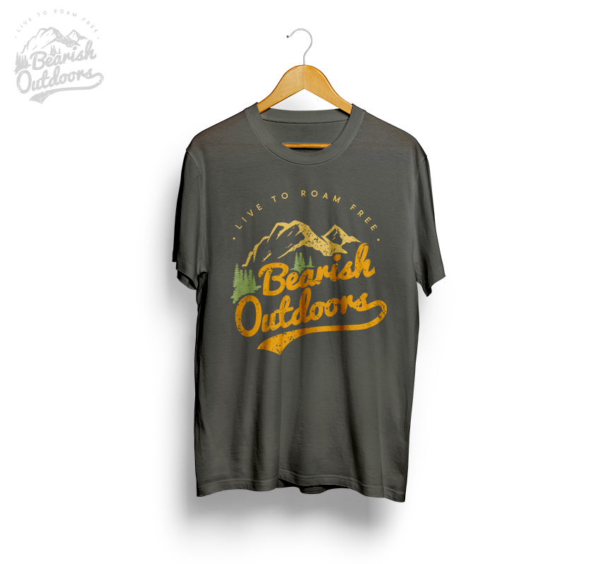 Design de T-shirt par HELLOCRUNK pour Bearish Outdoors | Design #28078904