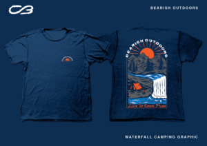 T-shirt Design by Col 3 for Bearish Outdoors | Design: #28079431
