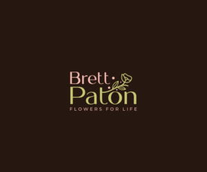 Brett Paton. Flowers for life. | Logo-Design von ecorokerz