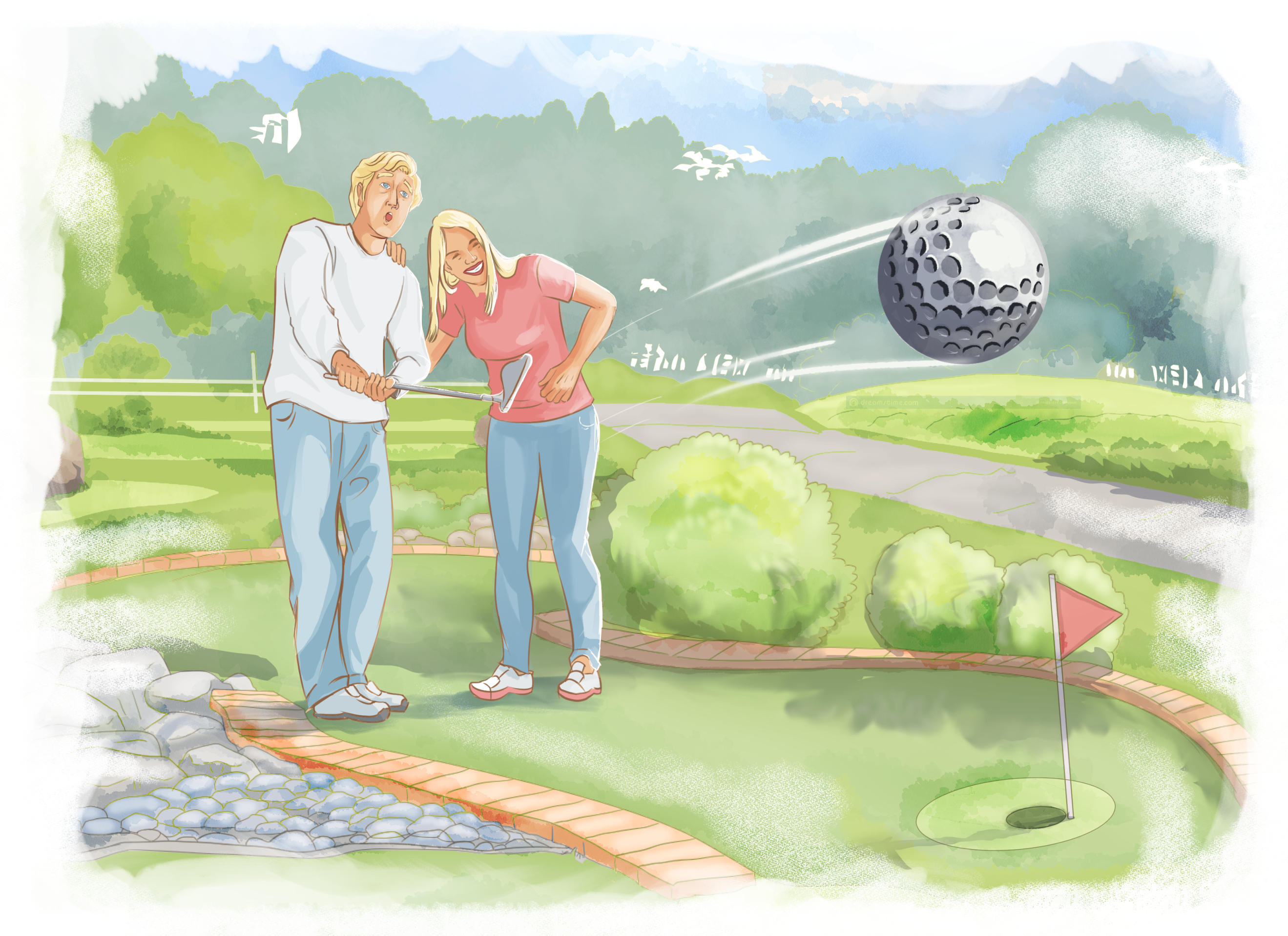 Illustration Design by Mrigiya for OM Vertriebsagentur UG | Design #28093731
