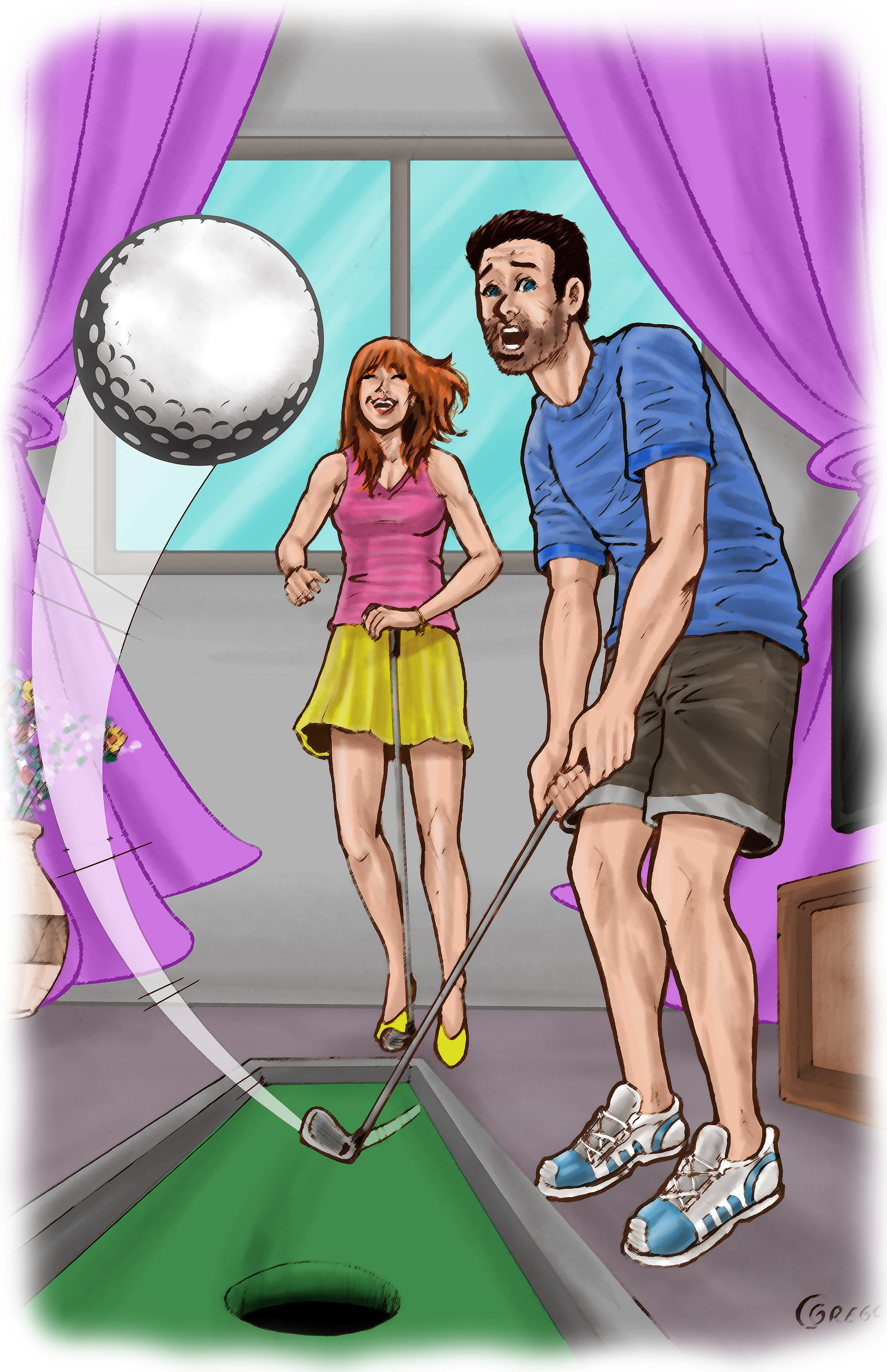 Illustration Design by GregoHQ for OM Vertriebsagentur UG | Design #28109618