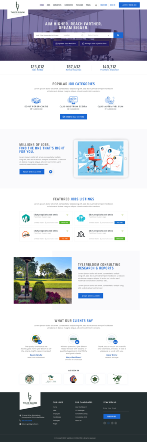 WordPress-Design von logoQ für TBloom, LLC | Design: #28099090