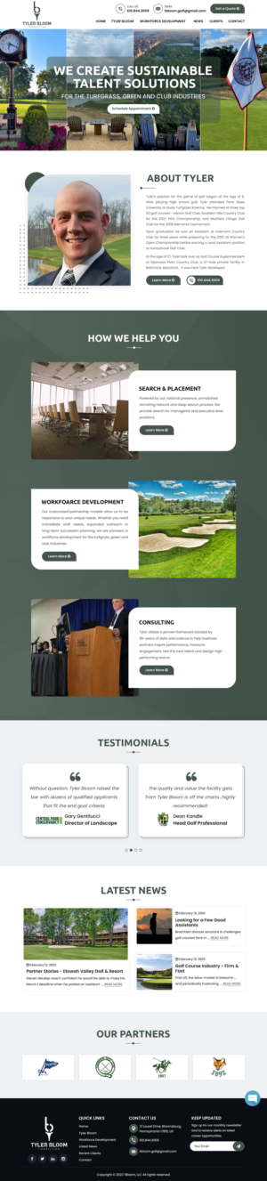 WordPress-Design von Titan Eagle für TBloom, LLC | Design: #28110660