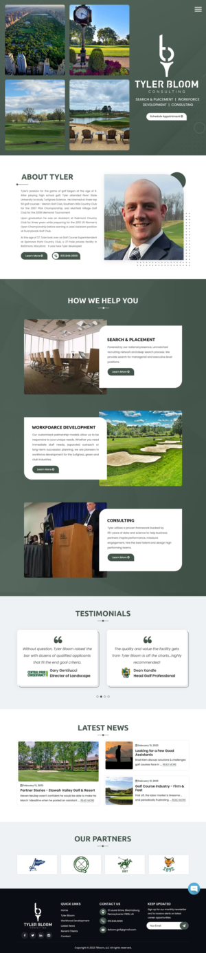 WordPress-Design von Titan Eagle für TBloom, LLC | Design: #28110754