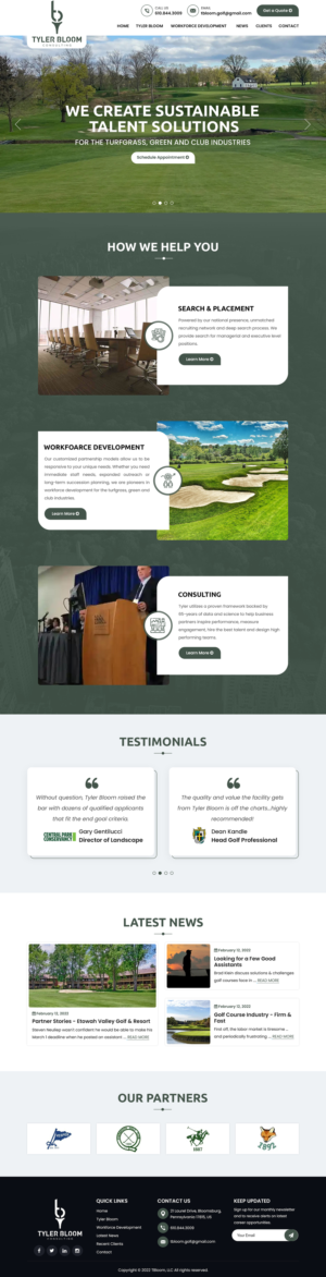 WordPress-Design von Titan Eagle für TBloom, LLC | Design: #28149377