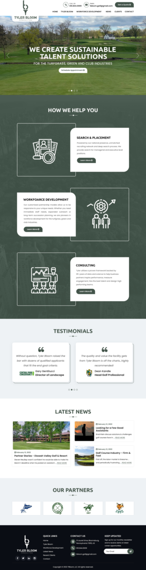 WordPress-Design von Titan Eagle für TBloom, LLC | Design: #28149378