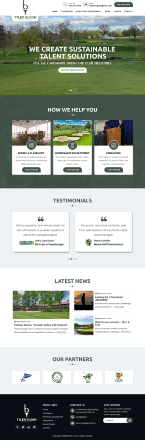 WordPress-Design von Titan Eagle für TBloom, LLC | Design: #28149379