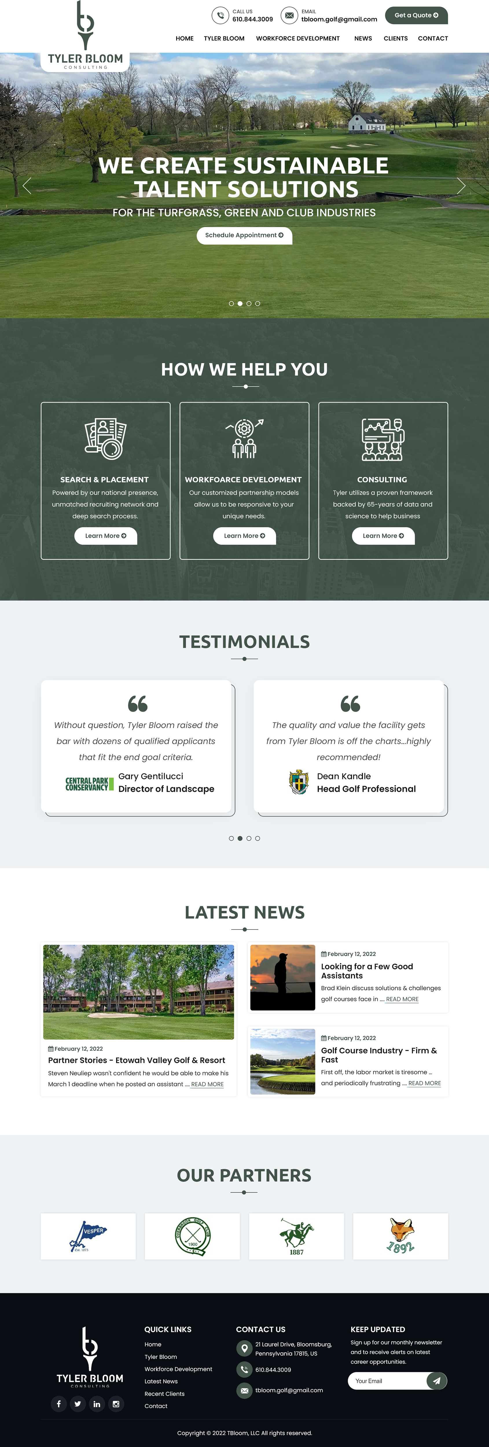 WordPress-Design von Titan Eagle für TBloom, LLC | Design #28149380