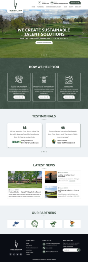 WordPress-Design von Titan Eagle für TBloom, LLC | Design: #28149380