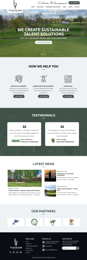 WordPress-Design von Titan Eagle für TBloom, LLC | Design: #28149381