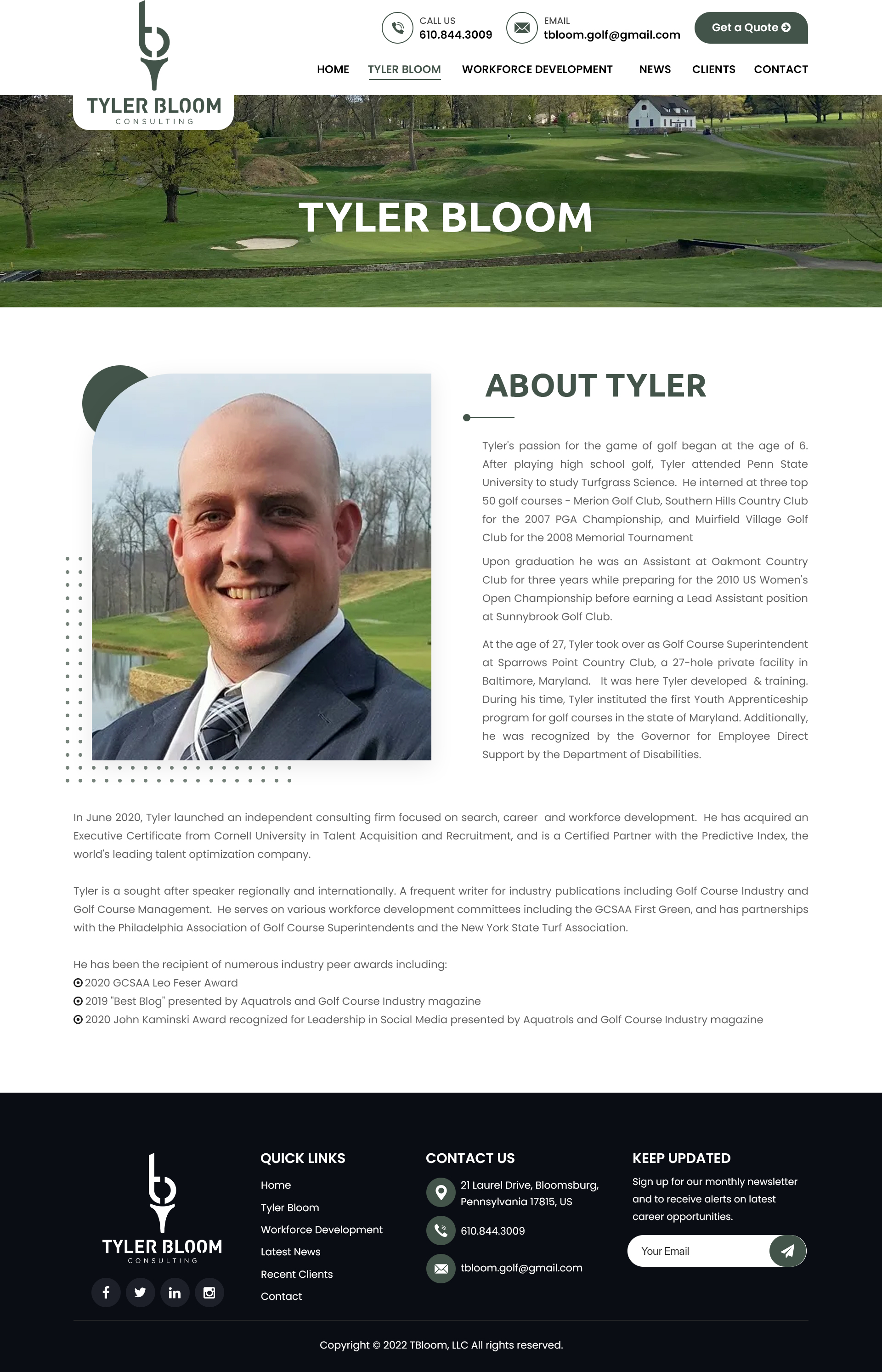 Wordpress Design by Titan Eagle for TBloom, LLC | Design #28244235