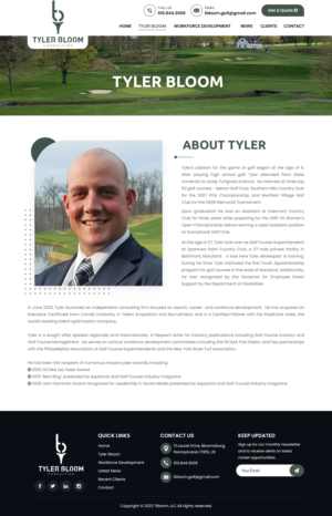 WordPress-Design von Titan Eagle für TBloom, LLC | Design: #28244235