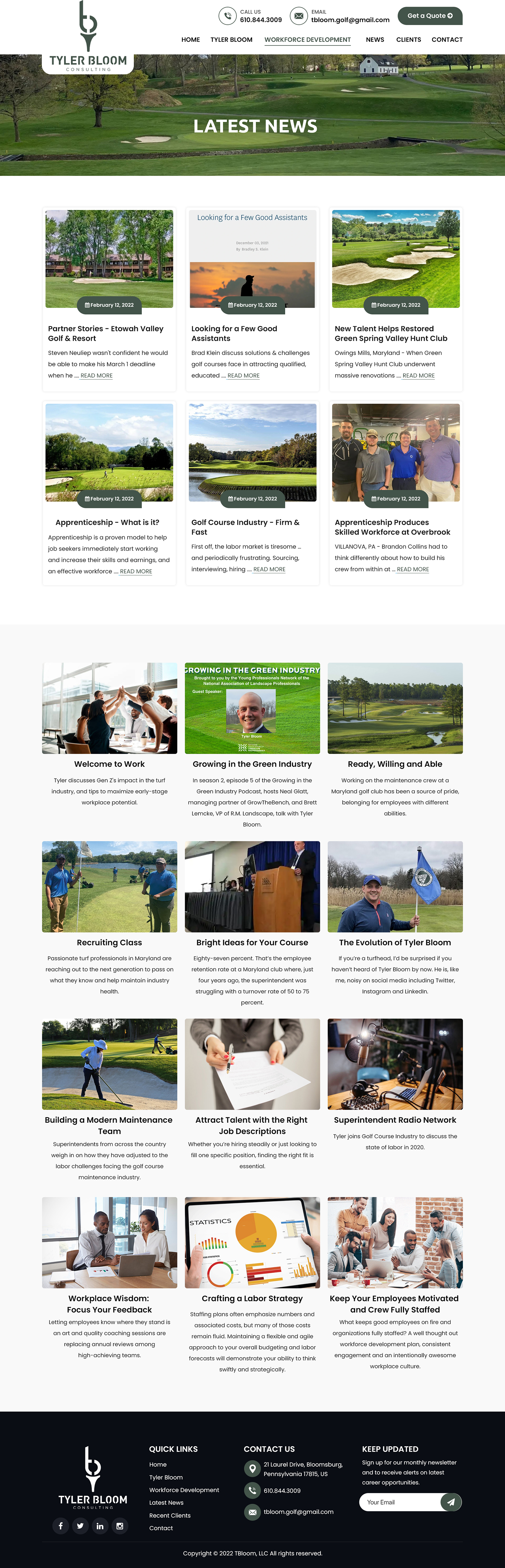WordPress-Design von Titan Eagle für TBloom, LLC | Design #28244237