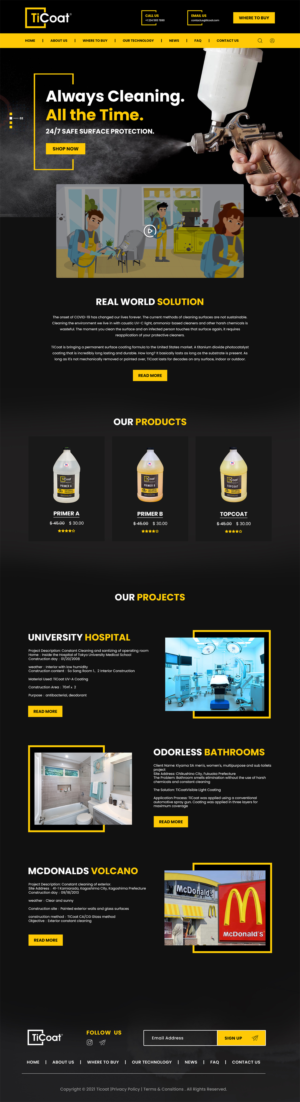 We need our website look and feel updated to match our brand | Diseño Web por MAHABA