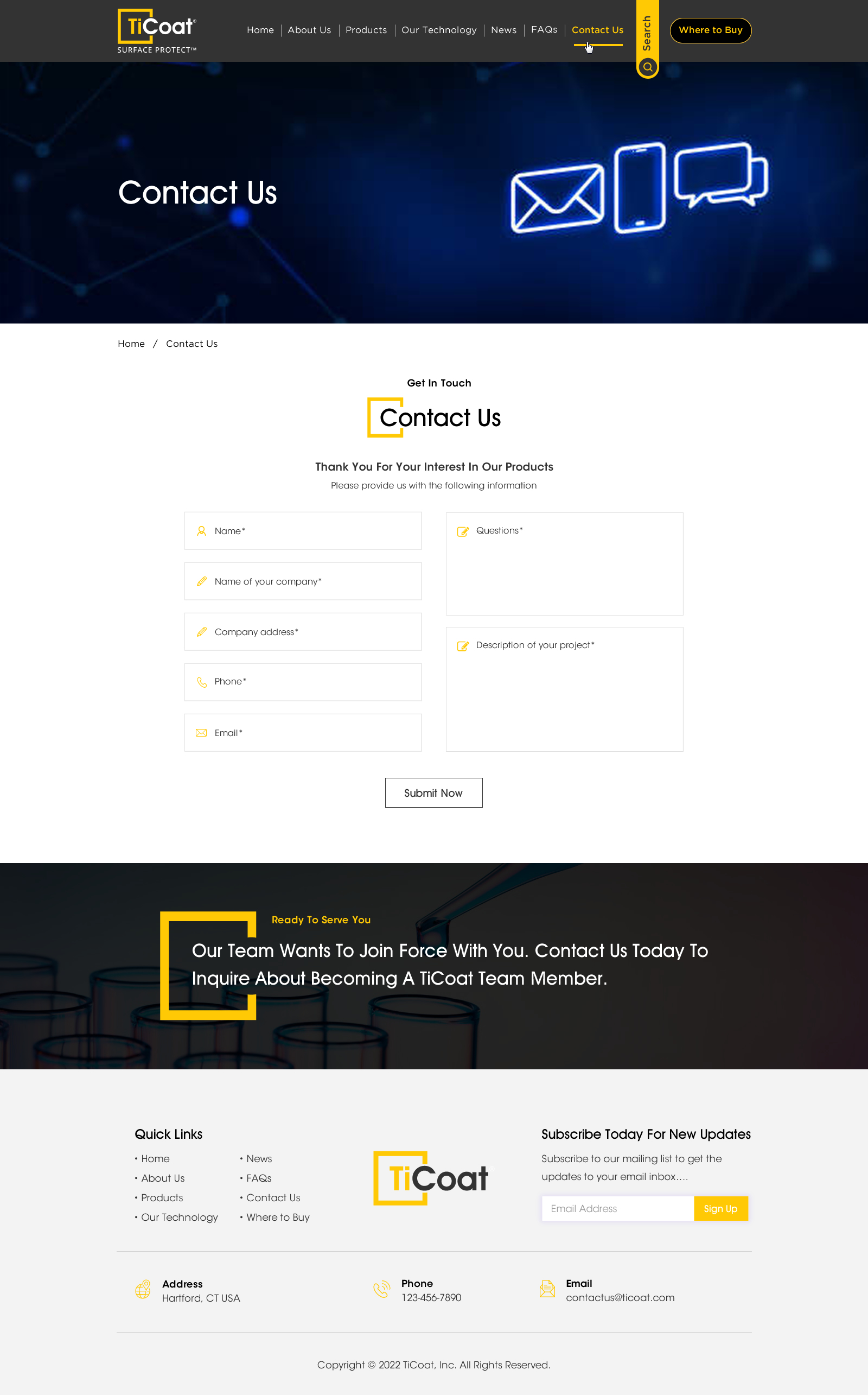 Web Design by Sbss for TiCoat  | Design #28154788