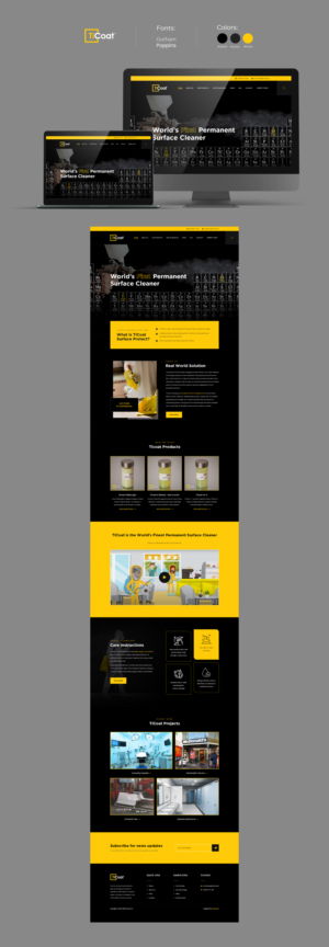 Web Design by PP² for TiCoat  | Design: #28082143