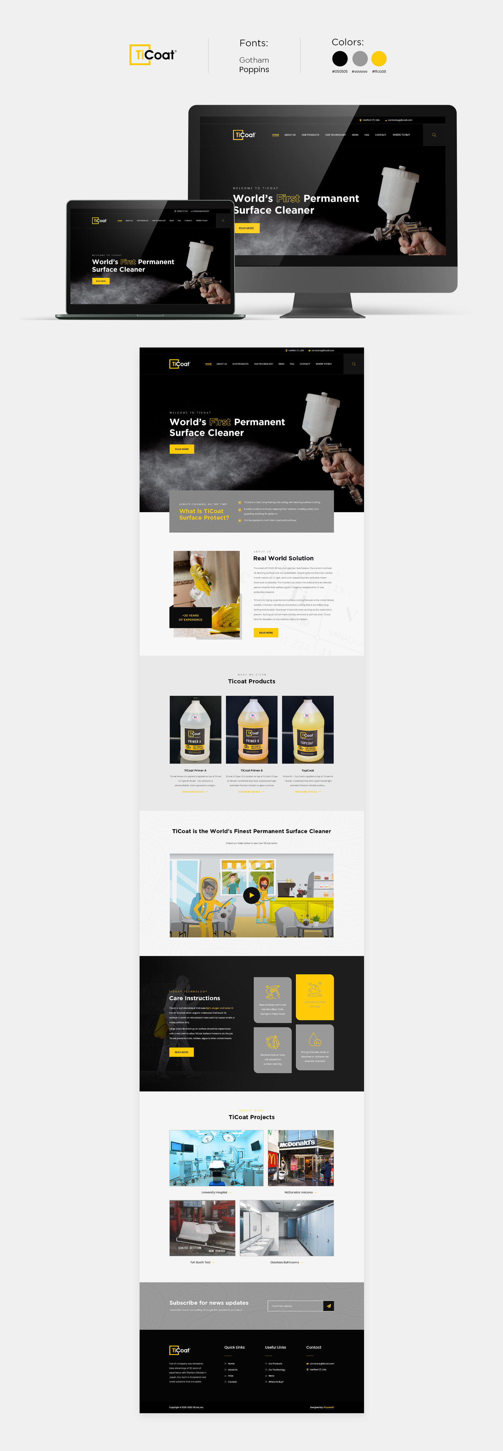 Web Design par PP² pour TiCoat  | Design #28086734