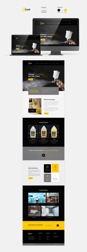 Web Design by PP² for TiCoat  | Design: #28092217