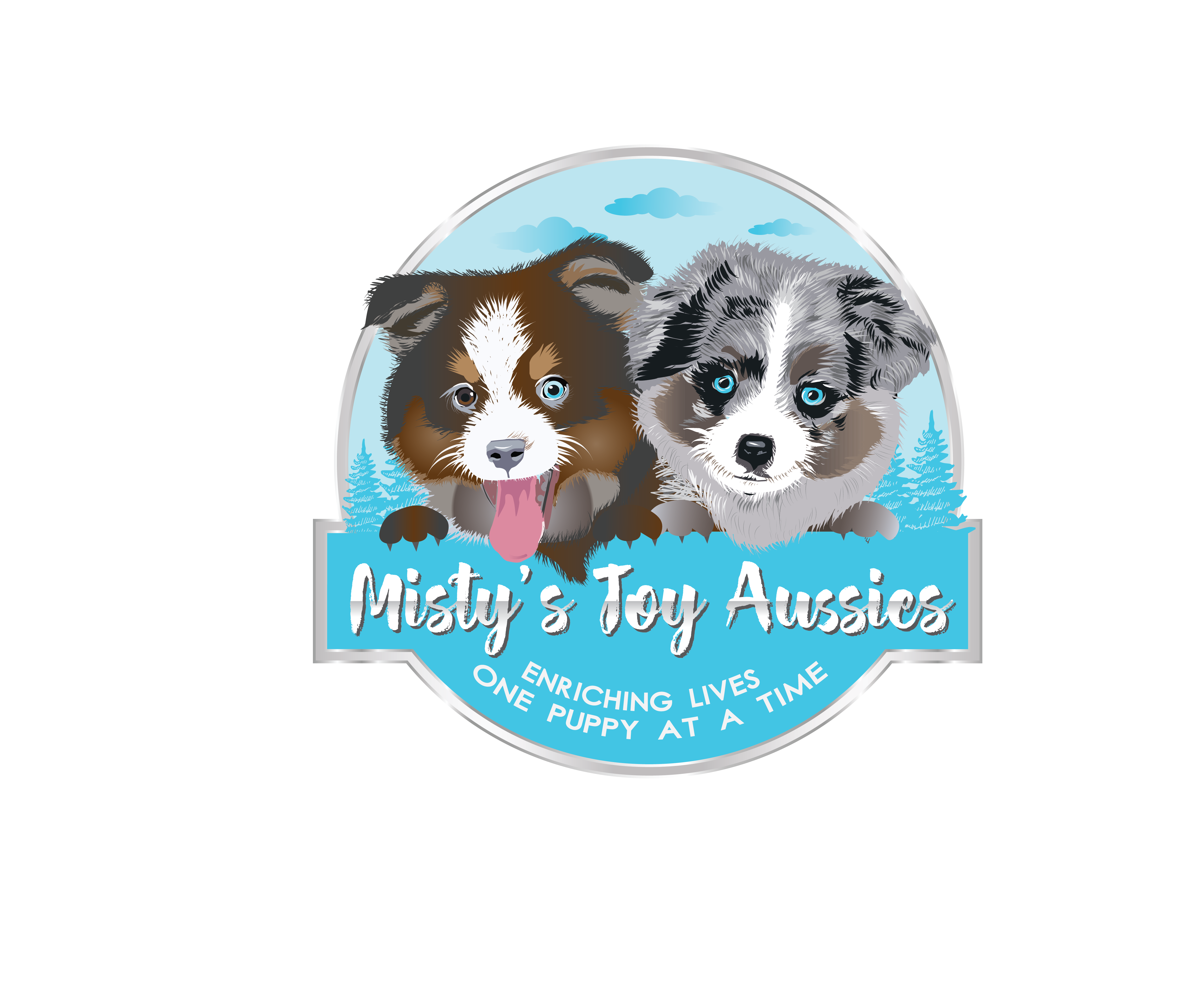Logo-Design von Tatjana R. für Misty's Toy Aussies | Design #28130748