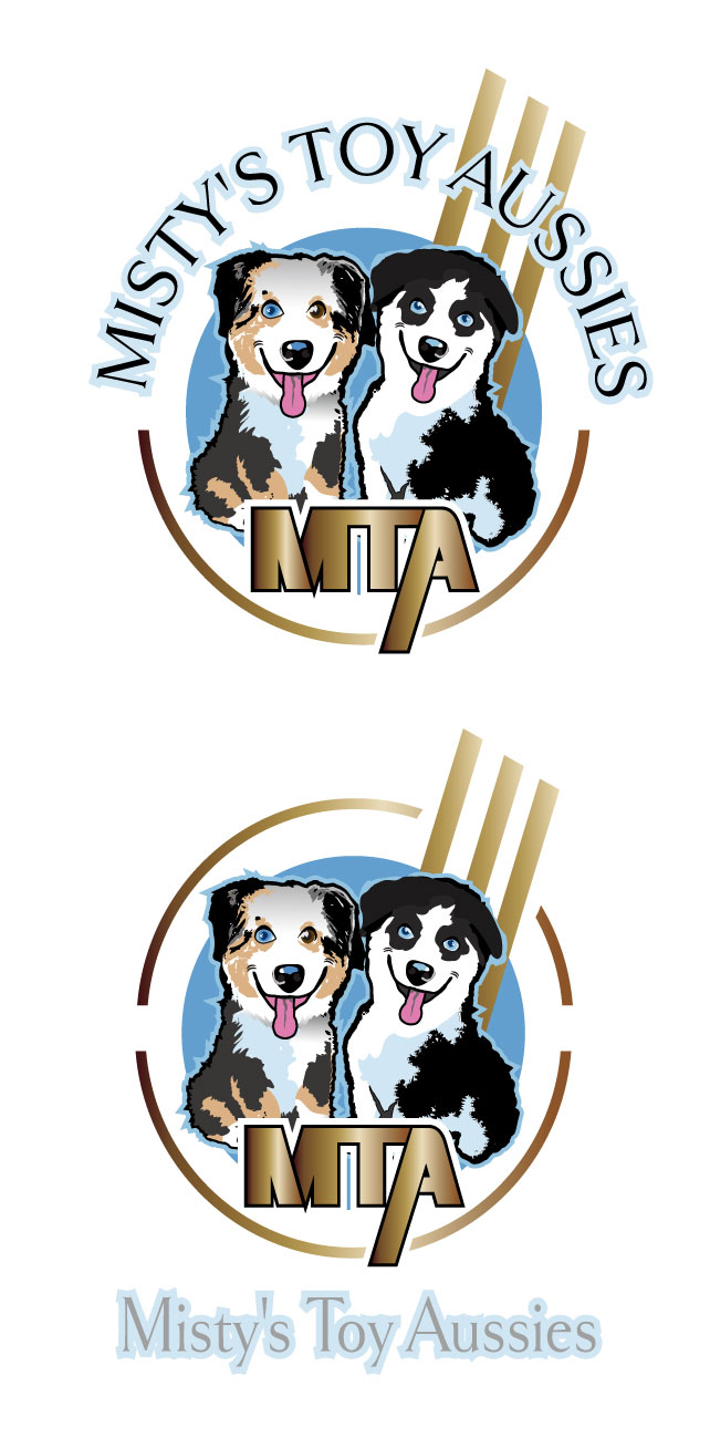 Logo Design by Wonderful design for Misty's Toy Aussies | Design #28148227