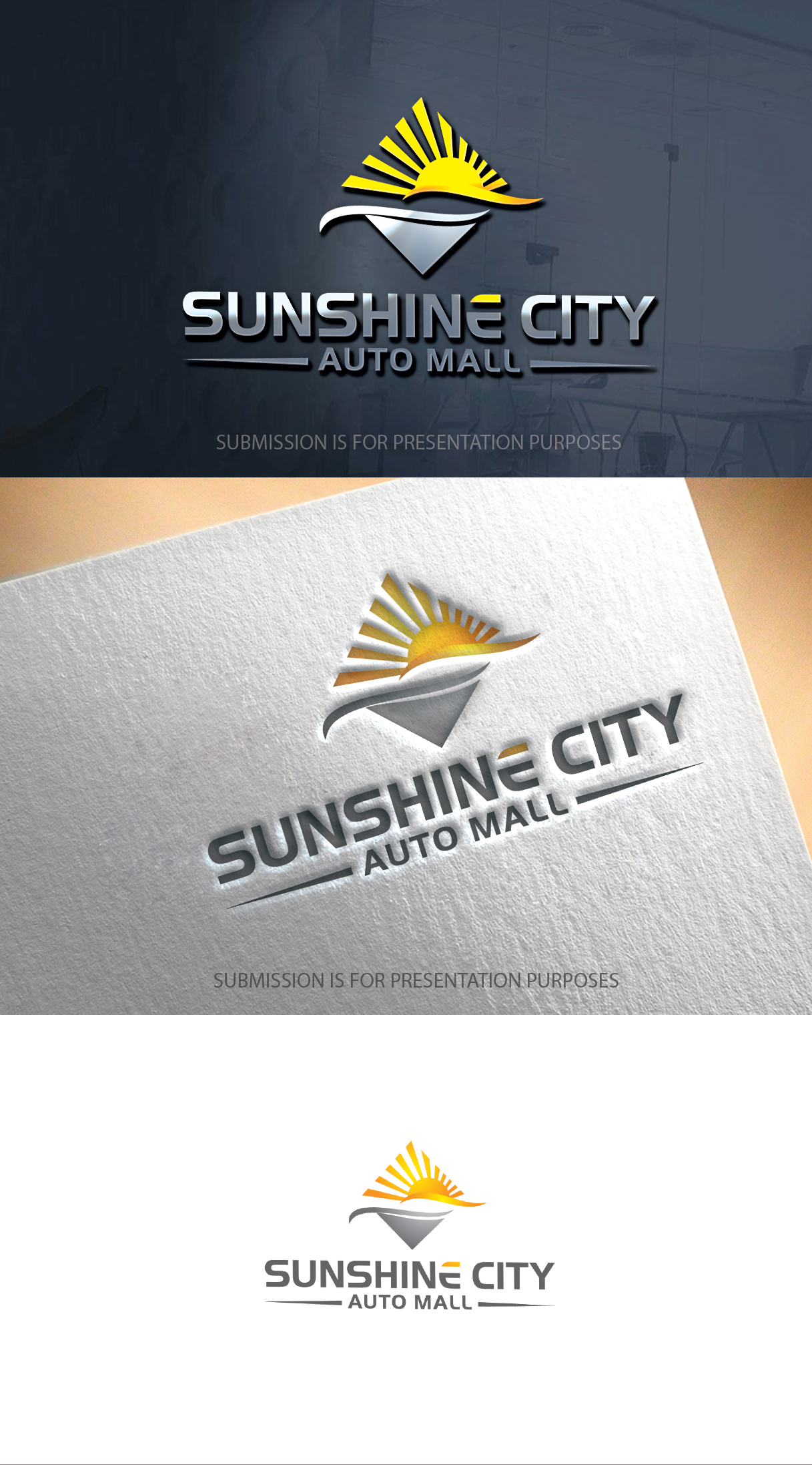 Design de Logo par graphicevolution pour Sunshine City Auto Mall | Design #28085834