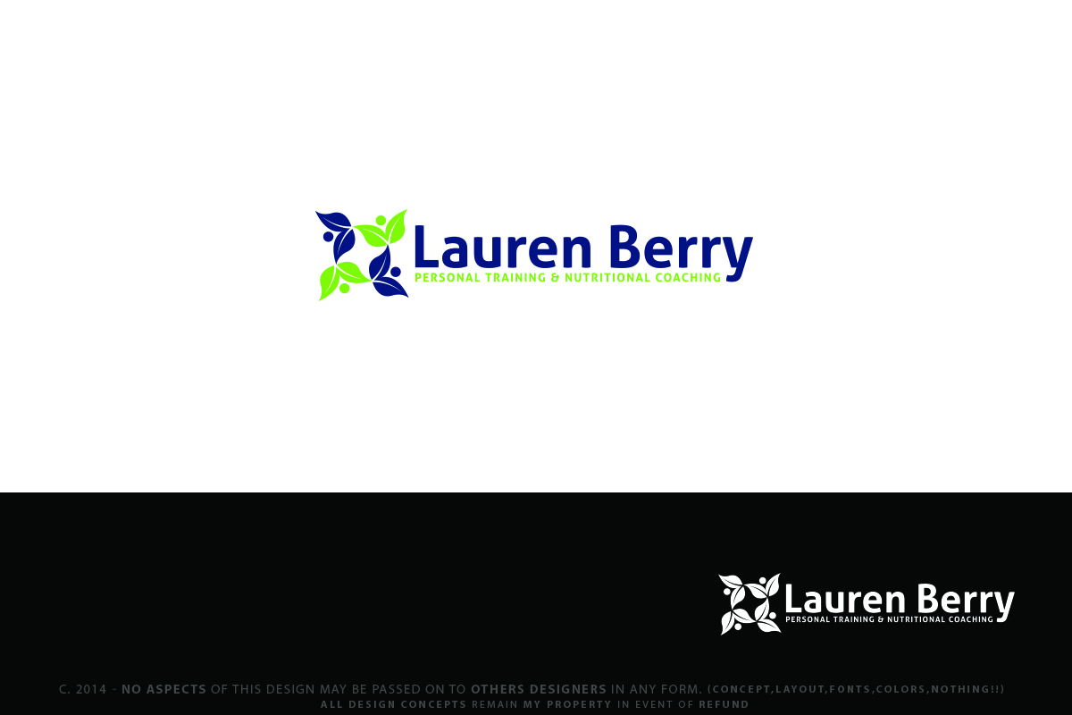 Logo Design by Senseless for Lauren Berry Fitness (LB FITNESS) | Design #3099562