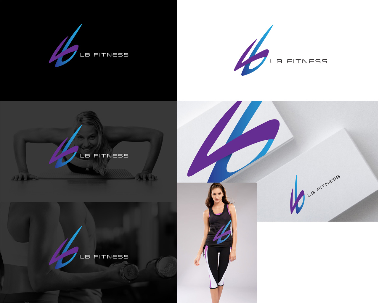 Logo Design by The Logo Guy for Lauren Berry Fitness (LB FITNESS) | Design #3102448