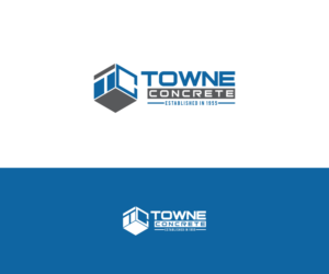Logo Design by jonkonrad for Towne Concrete | Design: #28126713