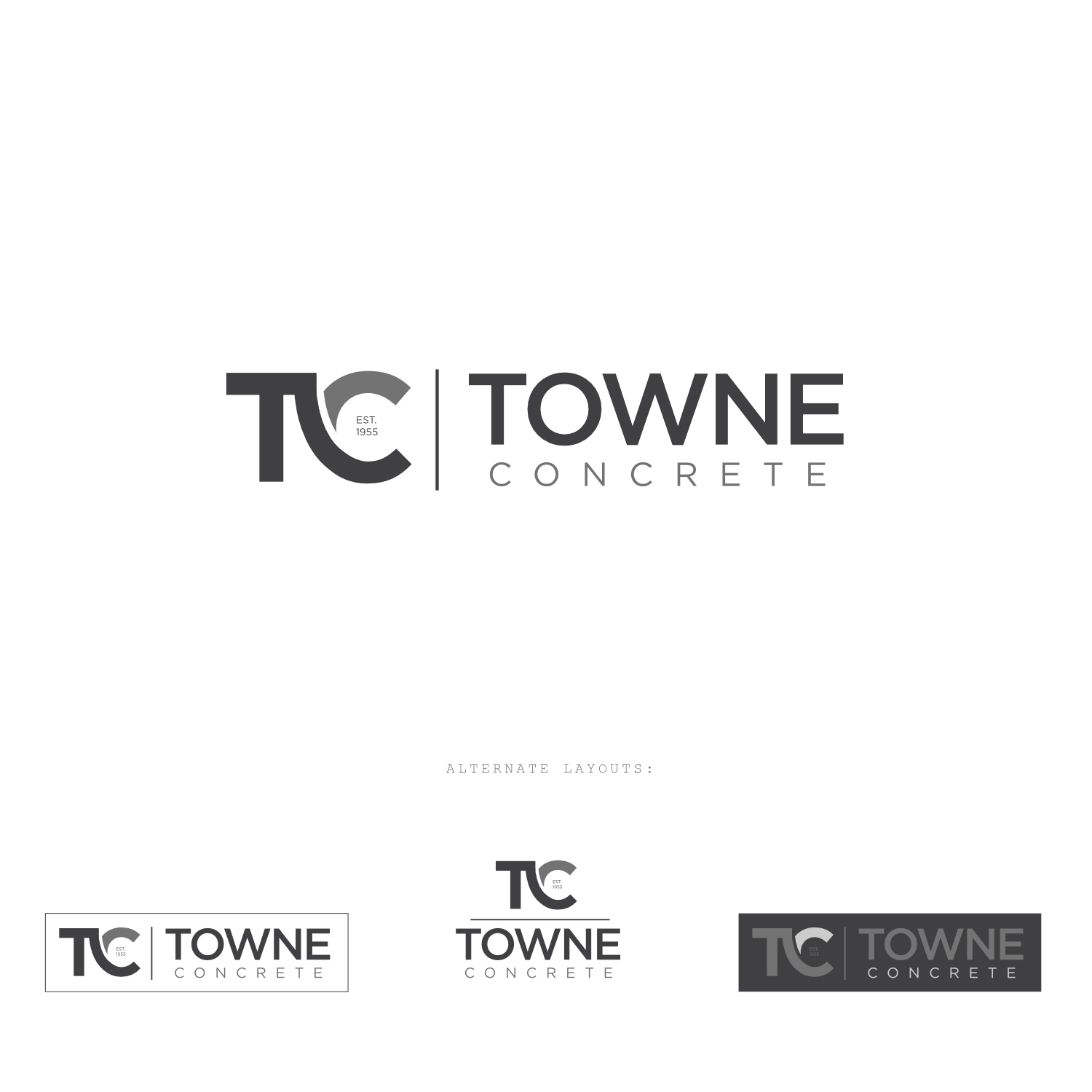Logo-Design von design pres für Towne Concrete | Design #28126657
