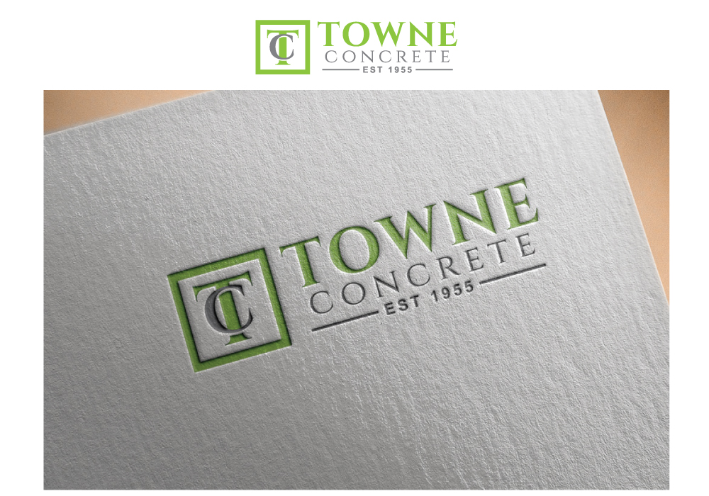 Logo Design by Tjax for Towne Concrete | Design #28127661