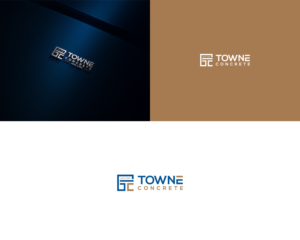 Logo Design by damakyjr for Towne Concrete | Design: #28127291